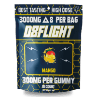 3000MG High Dose Gummies – Mango Flavor